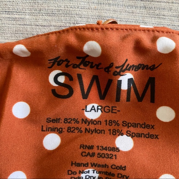 SOLD- For Love and Lemons Polka Dot Bikini Bottoms - Picture 4 of 4